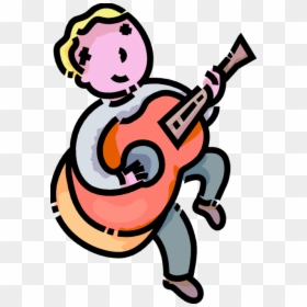 Transparent Boy Playing Guitar Clipart - Menino Tocando Violao Png, Png Download - elementary school png