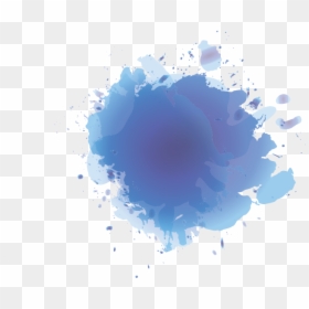 Paint Splash Png Transparent, Png Download - blue circle png