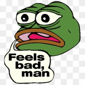 Pepe Meme Feels Bad Man, HD Png Download - feelsbadman png