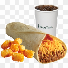 Taco Time Burrito, HD Png Download - burrito png