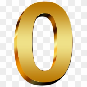 Number Six, HD Png Download - gold circle png