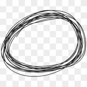 Doodle Circle White Png, Transparent Png - circle outline png
