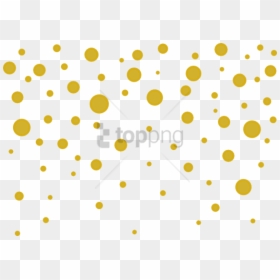 Gold Polka Dots Transparent Background, HD Png Download - gold circle png