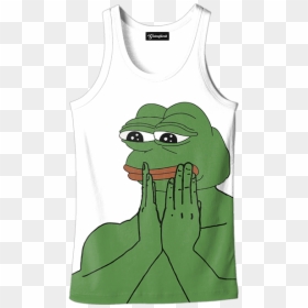 Pepe Touching Face, HD Png Download - pepe the frog png