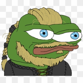 Pepe The Frog Viking, HD Png Download - pepe the frog png