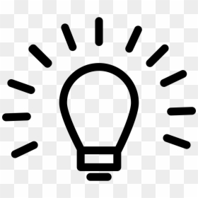 Light Bulb Icon Outline, HD Png Download - circle outline png