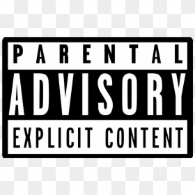 Transparent Background Parental Advisory Logo, HD Png Download - explicit content png