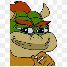 Thinking Pepe Frog, HD Png Download - pepe the frog png