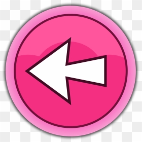 Left Icon Png Pink, Transparent Png - up arrow png