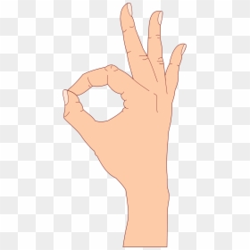 Sign Language, HD Png Download - ok hand png