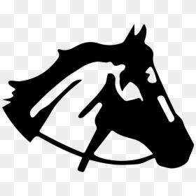 Horse Head Image Silhouette, HD Png Download - head png
