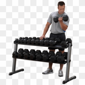 Käsipainosarja Teline, HD Png Download - dumbbell png