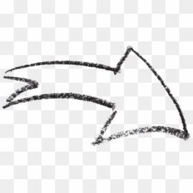 Drawing, HD Png Download - hand drawn arrow png