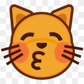 Cat Open Mouth Emoji, HD Png Download - cat face png