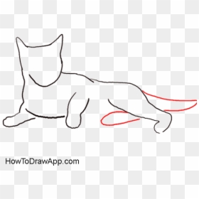 Drawing, HD Png Download - cat face png