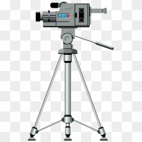 Video Camera On Tripod Png, Transparent Png - video camera png