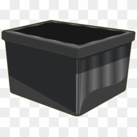 Storage Bin Clip Art, HD Png Download - black square png