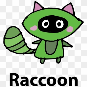 Cartoon, HD Png Download - raccoon png