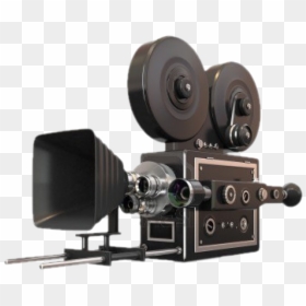Transparent Vintage Video Camera Png, Png Download - video camera png