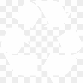 White Recycle Logo Png, Transparent Png - recycle png