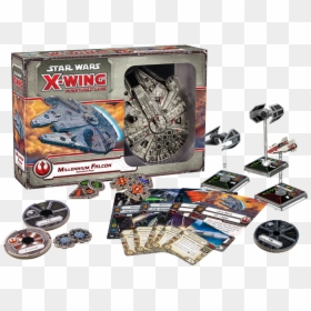 Star Wars X Wing Miniatures Game, HD Png Download - millennium falcon png