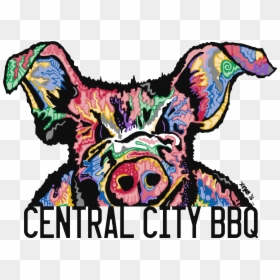 Central City Bbq Logo, HD Png Download - bbq png