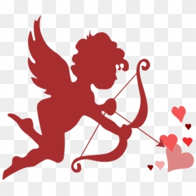 Cupid Heart With Arrow Png, Transparent Png - cupid png