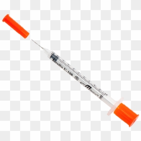 Insulin Syringe 1ml, HD Png Download - needle png