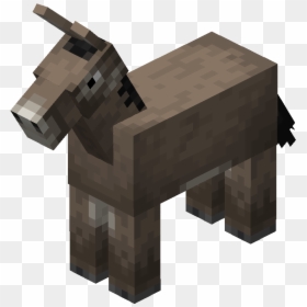 Minecraft Mule, HD Png Download - donkey png