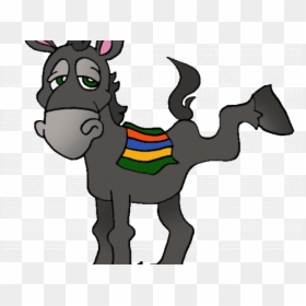 Donkey Kick Clip Art, HD Png Download - donkey png
