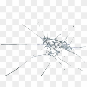 Transparent Broken Glass Png, Png Download - glass crack png