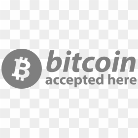 Bitcoin Accepted Here Svg, HD Png Download - bitcoin logo png