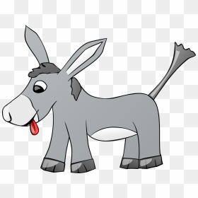 Simple Donkey Clip Art, HD Png Download - donkey png