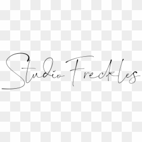 Calligraphy, HD Png Download - freckles png