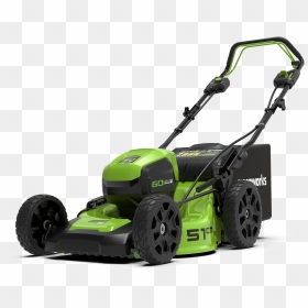 Greenworks Gd60lm51sp, HD Png Download - lawn mower png