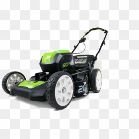 Greenworks Pro 80v Cordless Lithium-ion 21" 3-in-1, HD Png Download - lawn mower png