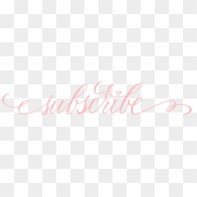 Pink Subscribe Png, Transparent Png - pink subscribe png