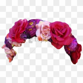 Transparent Flower Crown Art, HD Png Download - snapchat filters png