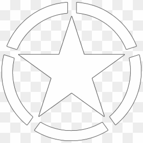Us Army Star Png, Transparent Png - white stars png