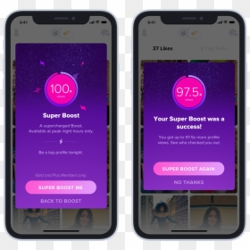 Tinder Superboost, HD Png Download - pink subscribe png