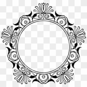 Mirror Frame Vector Png, Transparent Png - circle border png