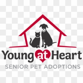 Young At Heart Pet Rescue Logo - Young At Heart Pet Rescue, HD Png Download - twitter heart png
