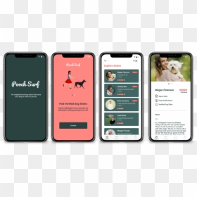 Iphonex Poochsurfmockup - Iphone, HD Png Download - img_4288 png