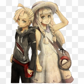 Gladion And Lillie - Pokemon Sun And Moon Gladion Lillie, HD Png Download - gladion png