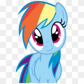 Rainbow Dash Innocent Smile By Rontoday - My Little Pony Rainbow Dash Smile, HD Png Download - my little pony rainbow dash png