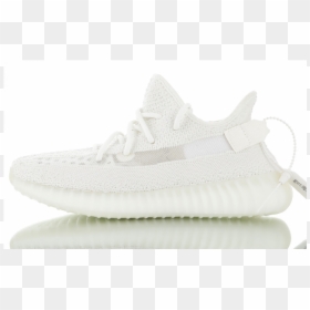 Adidas Yeezy Boost 350 V2 All White - Yeezy V2 All White, HD Png Download - yeezy v2 png