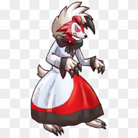 Imaizumi Kagerou And Lycanroc Drawn By Penga - Cartoon, HD Png Download - lycanroc png