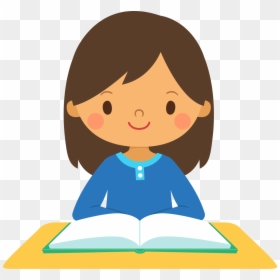 Asian Girl Student Clipart - Student Clip Art Girl, HD Png Download - asian kid png