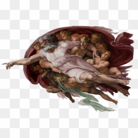 Creation Of Adam God, HD Png Download - spongebob lick png