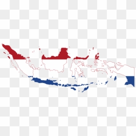 Flag Map Of Dutch East Indies - Dutch East Indies Png, Transparent Png - indonesia map png
